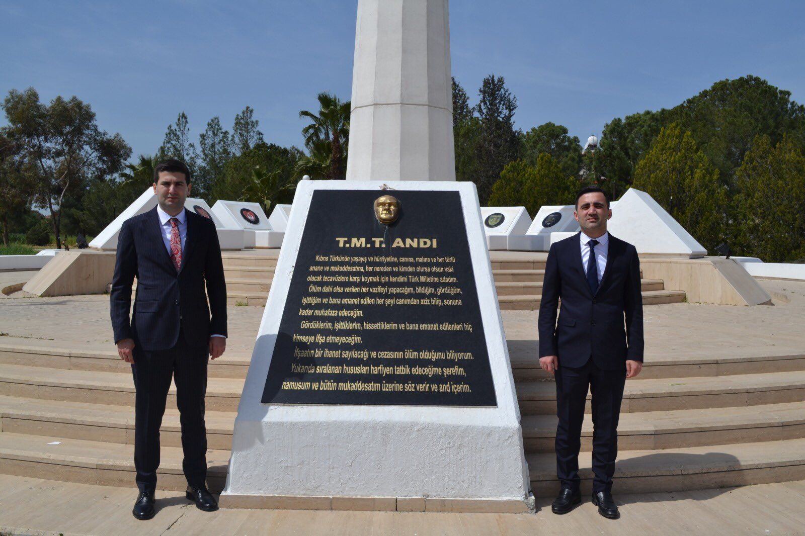 Genel Ba Kanimiz Ahmet Y T Yildirim Kktc De Rauf Denkta In Anit